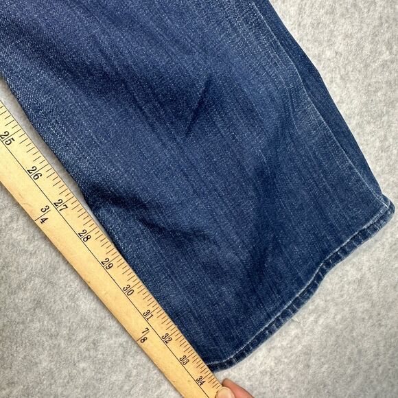 7 for All Mankind‎ Jeans Women’s 27 Light Wash Flare Denim Bell Bottom Western - Picture 6 of 16